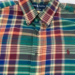 Ralph Lauren Multi-Color Plaid Shirt